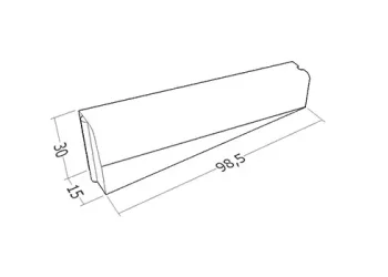 FBK CORDOLI ACCESSORI 30 0000 raccordo pedonale h30
